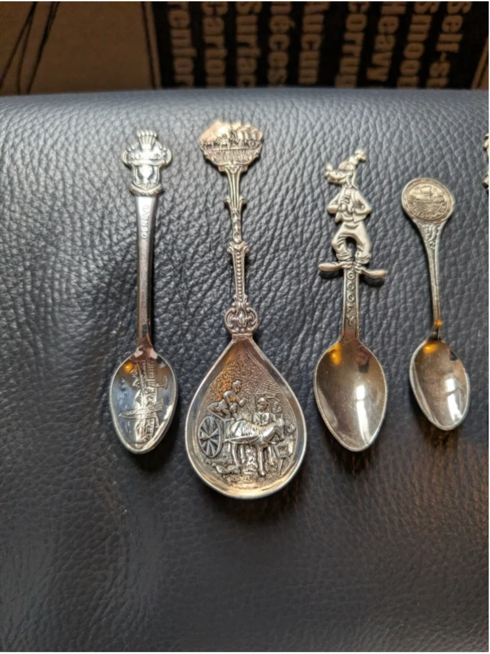 Vintage Souvenir Spoon Lot of 13 - Includes Rolex Bucherer & Disney Collectibles